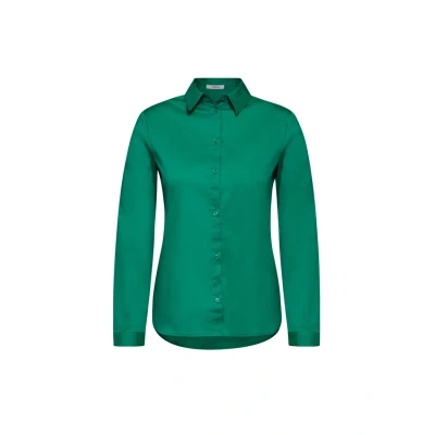 Abbildung von Cecil Hemdbluse, Damen, Größe: Medium, Grün