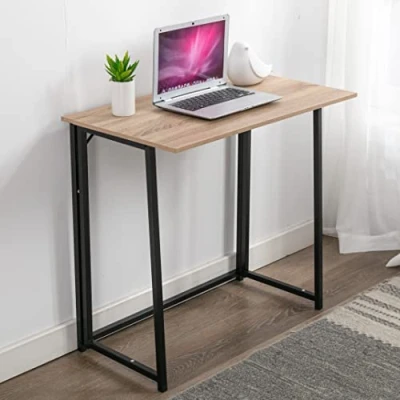 Abbildung von Klappbarer Computertisch ohne Montage Studie Schreibtisch Home Office Boston (Natur)
