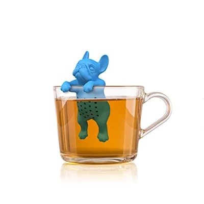 Abbildung von WestCraft Teesieb Cute Animal Tee Sieb, Ei, Tea Infuser, Teekugel Silikon Good Boy, Silikon, (1 St), Lustige Ei Tier Figuren, Zur Zubereitung von 1 Tasse losen
