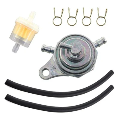 Abbildung von MCHNIC 3 Wege Kraftstoffpumpe Gas Benzinhahn mit Benzinschlauch Benzinfilter für GY6 50cc 60cc 80cc 125cc 150cc Vergaser Chinese ATV Go Kart Moped Roller Teile