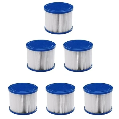 Abbildung von Arebos Pool Filterkartusche Poolfilter, 6X Filterkartuschen, Spa, Whirlpools, Zubehör für Whirlpool, Passend Whirlpools