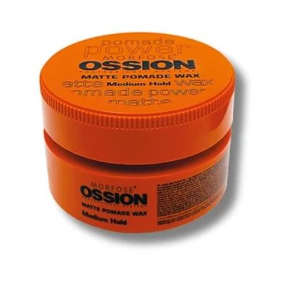Abbildung von Morfose Ossion Hair Styling Wax Medium Hold, Flexibles für Natürliches Aussehen, 100 ml (Orange Verpackung)