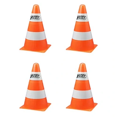 Abbildung von Best Sporting Pylone Orange Weiss 4 Stück Slalom Parkour 10964