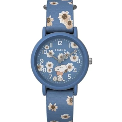Abbildung von Timex Unisex Analog Quarz Uhr mit Nylon Armband TW2W33500