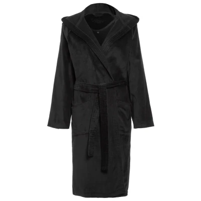 Abbildung von Vossen Texas Unisex Bademantel, Größe: Large, Schwarz