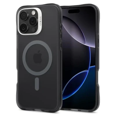 Abbildung von CYRILL von Spigen UltraSheer Mag Hülle Kompatibel mit iPhone 16 Pro Max (2024) Space Gray