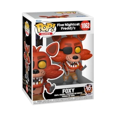 Abbildung von Funko Pop! Games: Five Night&#039;s at Freddy&#039;s Foxy Nights Vinyl Sammelfigur Geschenkidee Offizielle Handelswaren Spielzeug Für Kinder und Erwachsene Anime Fans