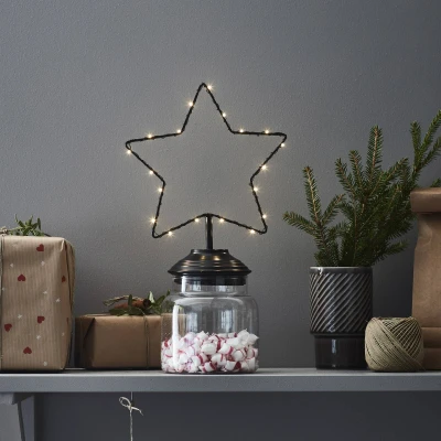 Abbildung von LED Dekostern Sweetie mit Batterie und Timer