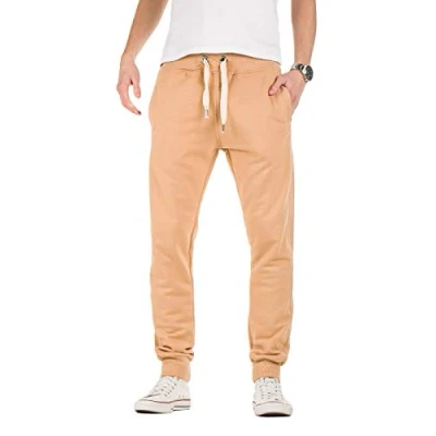 Abbildung von Yazubi Herren Jogginghose Edward Bequeme Sweathose, Gelb (Indian tan 171328), M