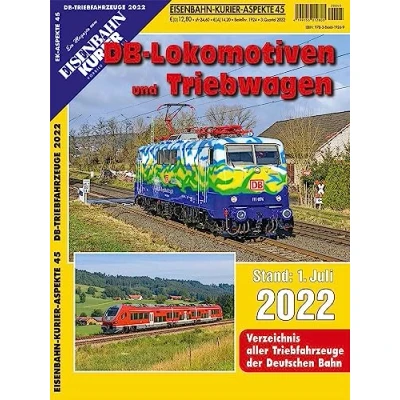 Abbildung von DB Lokomotiven und Triebwagen 2022: Stationierungen aller Triebfahrzeuge der Deutschen Bahn (EK Aspekte)