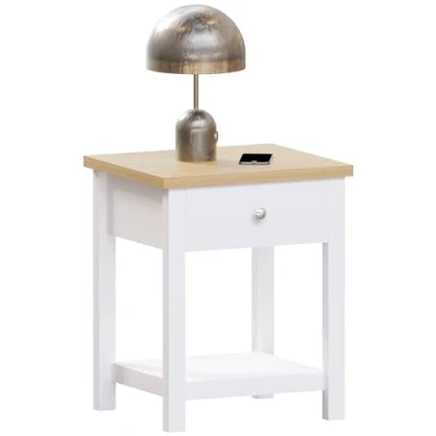 Abbildung von Vida Designs Schubladenboxen, MDF, Spanplatte und Melaminfurnier, Weiß, Standard