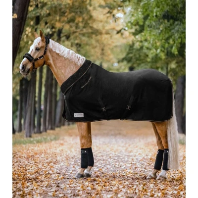 Abbildung von Waldhausen Fleecedecke Modern Schwarz/Roségold 155/205