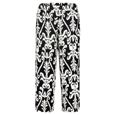 Abbildung von Cartoon Stoffhose, Damen, Größe: 40, Black nature