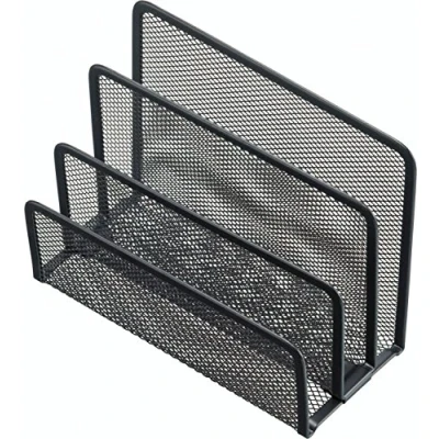 Abbildung von HELIT Briefablage Briefständer Mesh Metall schwarz