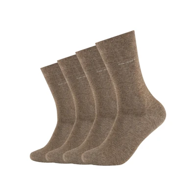 Abbildung von camano Online Unisex 4 PACK Socken, Größe: 39 42, Camel
