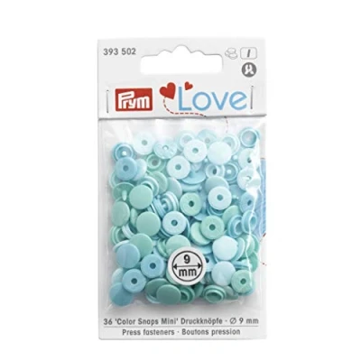 Abbildung von PRYM Druckknöpfe Color Snaps Mint 9 mm