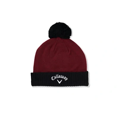 Abbildung von Callaway TA Pom Beanie Wine/Black