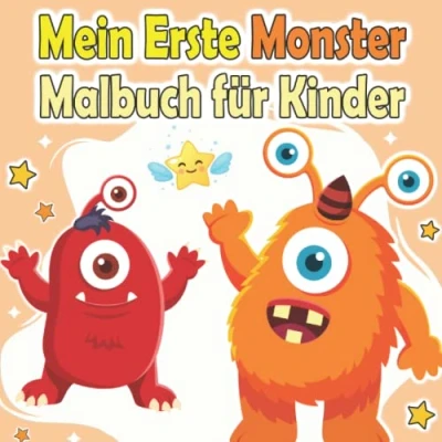 Abbildung von Mein Erste Monster Malbuch für Kinder: Motive zum Kritzelbuch Kinder ab 2 Jahre Ausmalbuch Kleinkinder Mädchen und Jungen