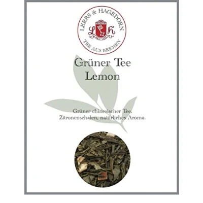 Abbildung von Lerbs &amp; Hagedorn, Grüner Tee Lemon 250g (Ca. 20 Liter) Zitronenschalen