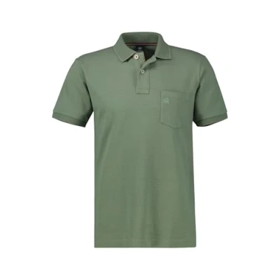Abbildung von Lerros Regular FIT Poloshirt, Herren, Größe: Medium, Sage green