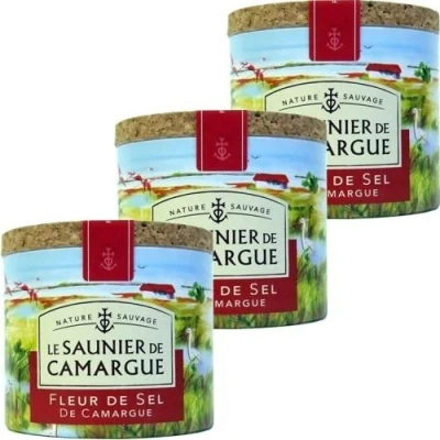 Abbildung von Fleur de Sel Nature Sauvage Le Saunier Camargue 3 x 125g (Meersalz)