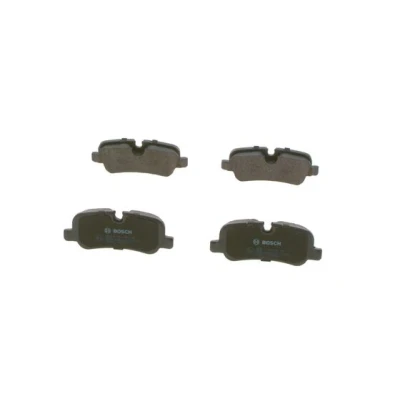 Abbildung von BOSCH 0 986 494 148 Bremsbelagsatz Low Metallic mit Anti Quietsch Blech, Montageanleitung LAND ROVER: Range Rover Sport, Discovery 3, 4