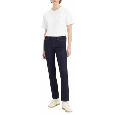 Abbildung von Levi&#039;s 712 Slim WELT Pocket Jeans Fit, Damen, Größe: 24x28, Blue wave rinse