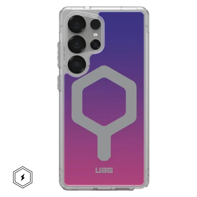Abbildung von Samsung Galaxy S25 Ultra Hülle MagSafe Kunststoff UAG Hard Case/Backcover Handyhülle Lila Shockproof/Stoßfest