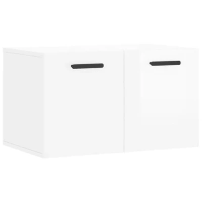 Abbildung von vidaXL Hängeschrank Wandschrank Hochglanz Weiß 60x36,5x35 cm Holzwerkstoff (1 St)