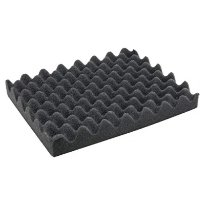 Abbildung von HMF Rasterschaumstoff Schaumstoffeinlage 145, Noppenschaumstoff, Akustikschaumstoff, 345 x 275 mm Höhe: 45