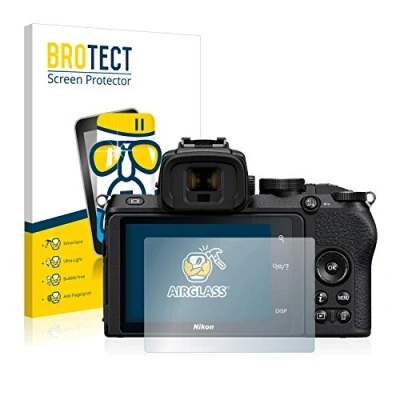 Abbildung von BROTECT Schutzglas für Nikon Z 50 Schutzfolie Panzer Folie Glas [Extrem Kratzfest 9H, Anti Fingerprint, Ultra Transparent]
