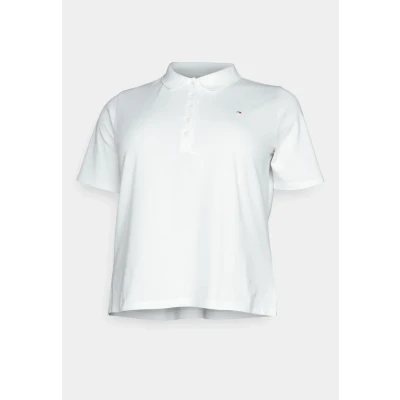 Abbildung von Tommy Hilfiger Curve 1985 Poloshirt, Damen, Größe: 48, Ecru