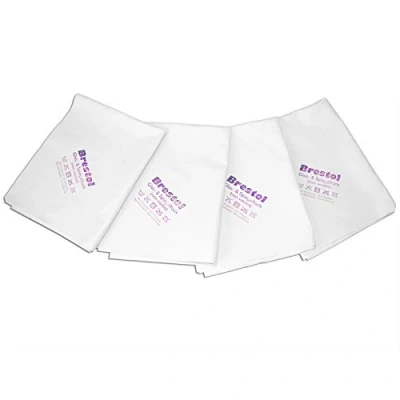 Abbildung von Glas &amp; Spiegeltuch non woven weiss 4er Set 40 x 50 cm, 120 g/m², Glastuch Mikrofaser Brillentuch Tablet IPAD Fenstertuch streifenfrei fusselfrei Brillenputztuch