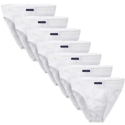 Abbildung von BRUBAKER 7er Pack Herren Slips 100% Baumwolle Weiss Gr. XXL