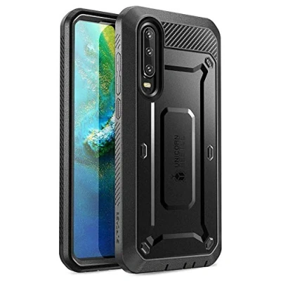 Abbildung von SUPCASE Huawei P30 Hülle, [Einhorn Beetle Pro Serie] Ganzkörper Schutzhülle mit integriertem Displayschutz für (2019 Release) (Schwarz) 6,1 Zoll