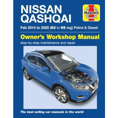 Abbildung von Nissan Qashqai Petrol &amp; Diesel (Feb &#039;14 &#039;20) 63 to 69 (Haynes Service Repair Manuals)