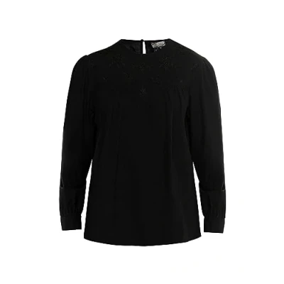 Abbildung von NOWLES Damen Langarmbluse 37329077 NO02, SCHWARZ, XL