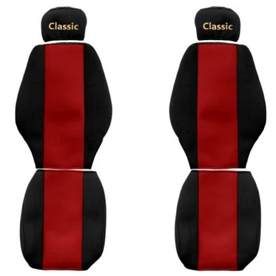 Abbildung von F CORE ContiClassic PS22 RED Sitzschonbezug Rot Mit Motiv Textil vorne