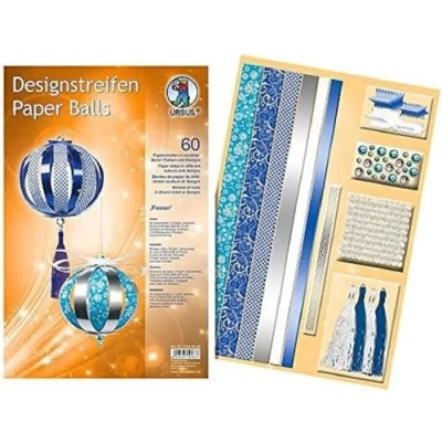 Abbildung von Ursus Ludwig Bähr Bastelfilz Bastelset Designstreifen Paper Balls Frozen