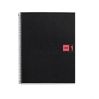 Abbildung von Miquel Rius 422014 Heft Polypropylen Deckel A4, 80 Blätter,schwarz