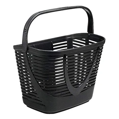 Abbildung von KLICKfix Unisex Erwachsene Farradtasche Lamello Mini Korb Kunstst, schwarz schwarz, One Size