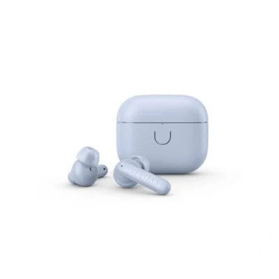 Abbildung von Urbanears Boo Tip True Wireless Kopfhörer, 30 Stunden Spielzeit, IPX4 bewertet als wasserfest leicht blau