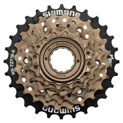 Abbildung von Shimano Kassette 14 28 6f. MF TZ500 braun/schwarz