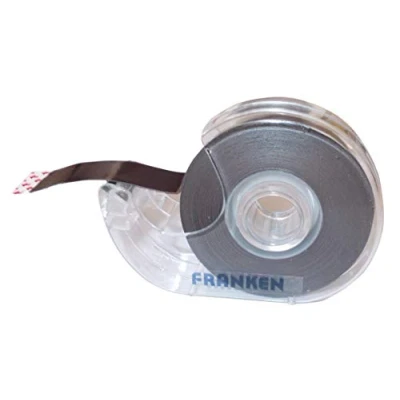 Abbildung von Franken GmbH MBS19 Magnetband selbstklebend, 19 mm x 800 cm, Stärke: 0,3 mm, schwarz
