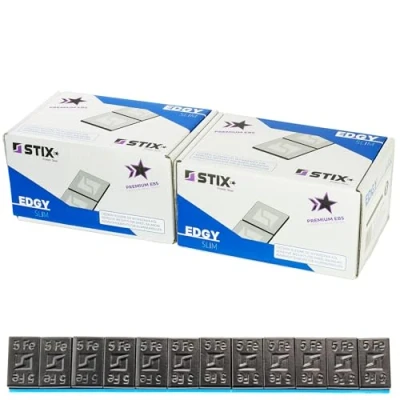 Abbildung von Stix 200x Klebegewichte Schwarz mit Abrisskante 12x5g Auswuchtgewichte 12KG Kleberiegel Alufelgen