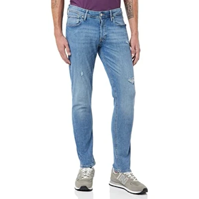 Abbildung von JACK &amp; JONES Herren Jjiglenn Jjoriginal Mf 137 Jeans, Blue Denim, 27W / 30L EU