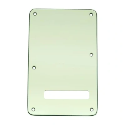 Abbildung von Musiclily 6 Löcher Strat Tremoloabdeckung Back Plate für Fender USA/Mexican Standard Stratocaster Modern Style E Gitarre,3 lagig Mint