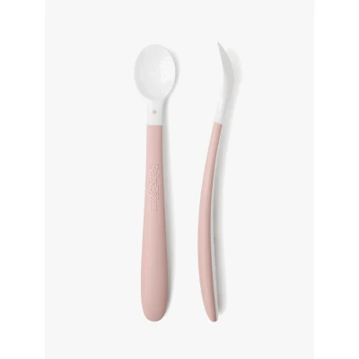 Abbildung von BabyBjörn Fütterlöffel, 2er Pack, Blassrosa