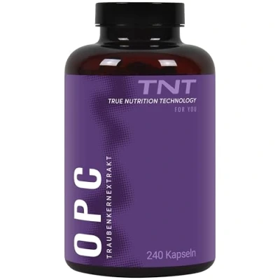 Abbildung von TNT (True Nutrition Technology) OPC (Traubenkernextrakt mit 95% Anteil) Kapseln, 240,00 St., 177 g