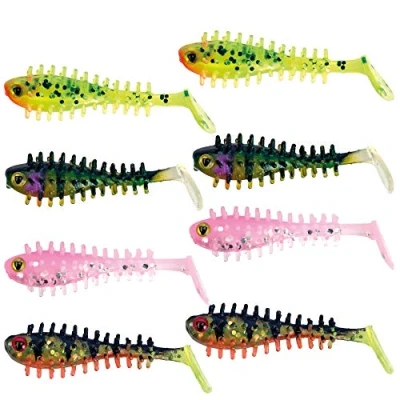 Abbildung von Fox Rage Micro Spikey Fry UV Mixed Colour Pack 8pcs Gummifisch